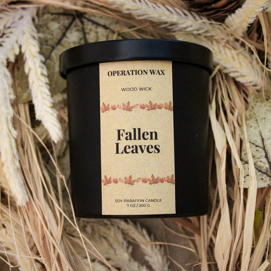 Fallen Leaves - Cotton Wick Candle