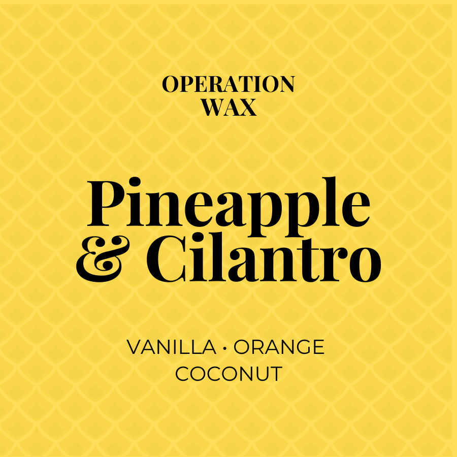 Pineapple & Cilantro - Cotton Wick Scented Candle