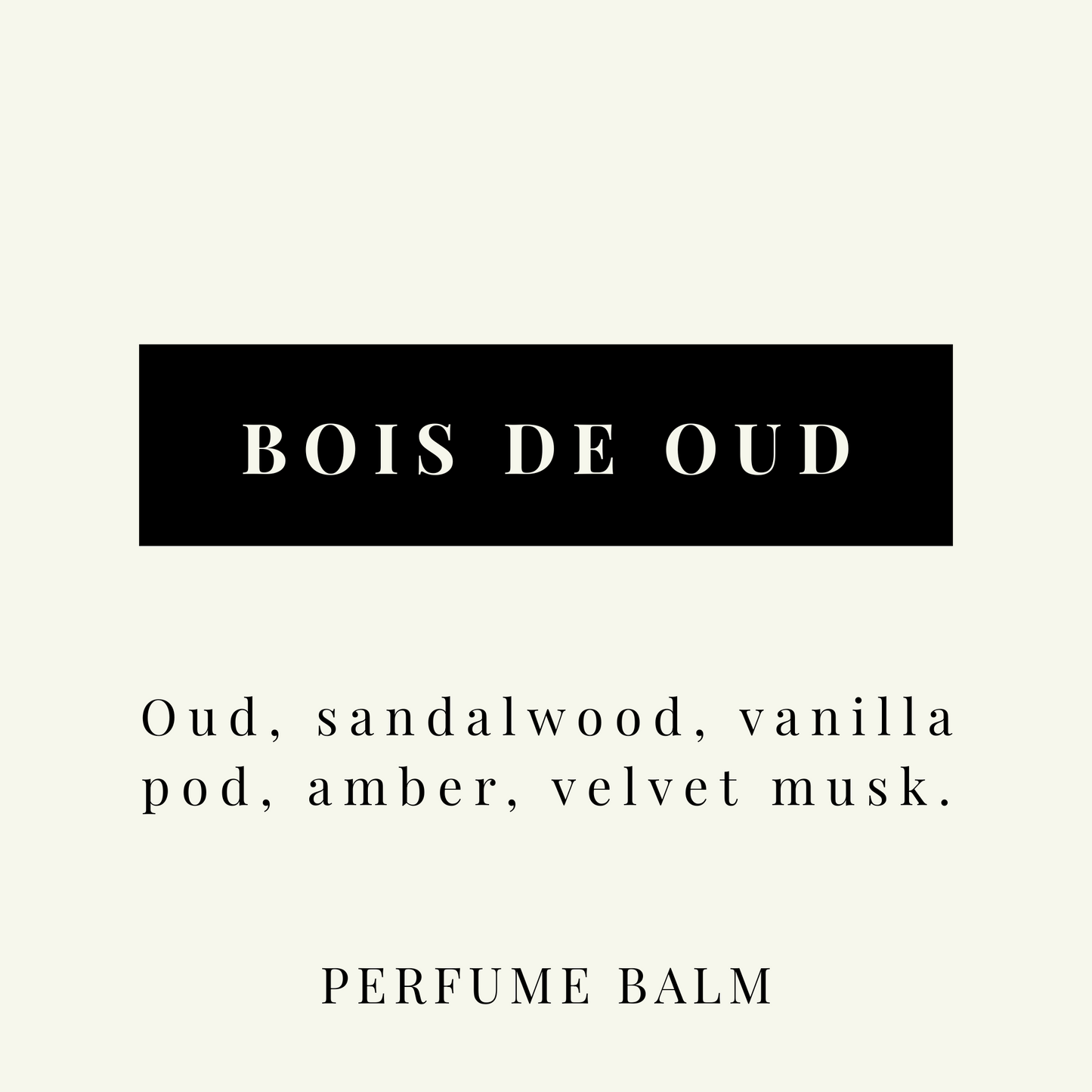 Perfume Balm - Unisex Solid Fragrance Stick