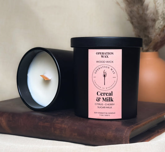 Cereal & Milk Scented Candle - Operation Wax - Operation Wax