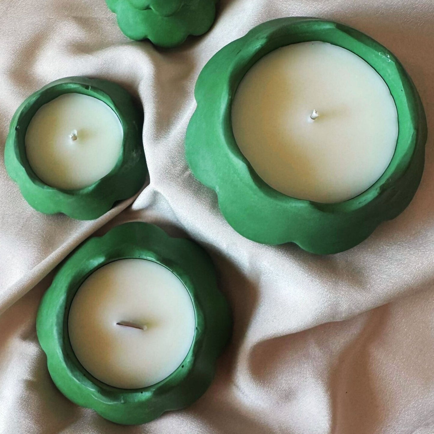 Christmas Tree Candle Trio - Stackable : Balsam Fir, Mint Mocha & Snickerdoodle