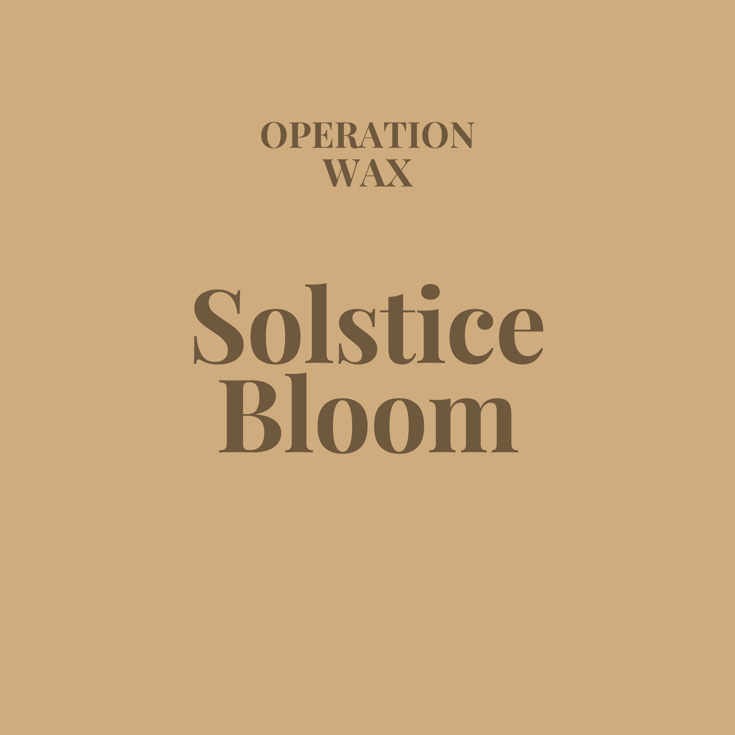 Solstice Bloom Hand Soap - Operation Wax