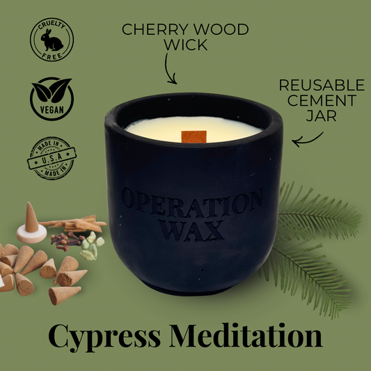 Cypress Meditation Scented 9 oz Candle