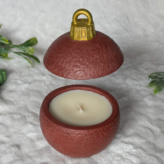 Christmas Ornament Custom Scented Candle