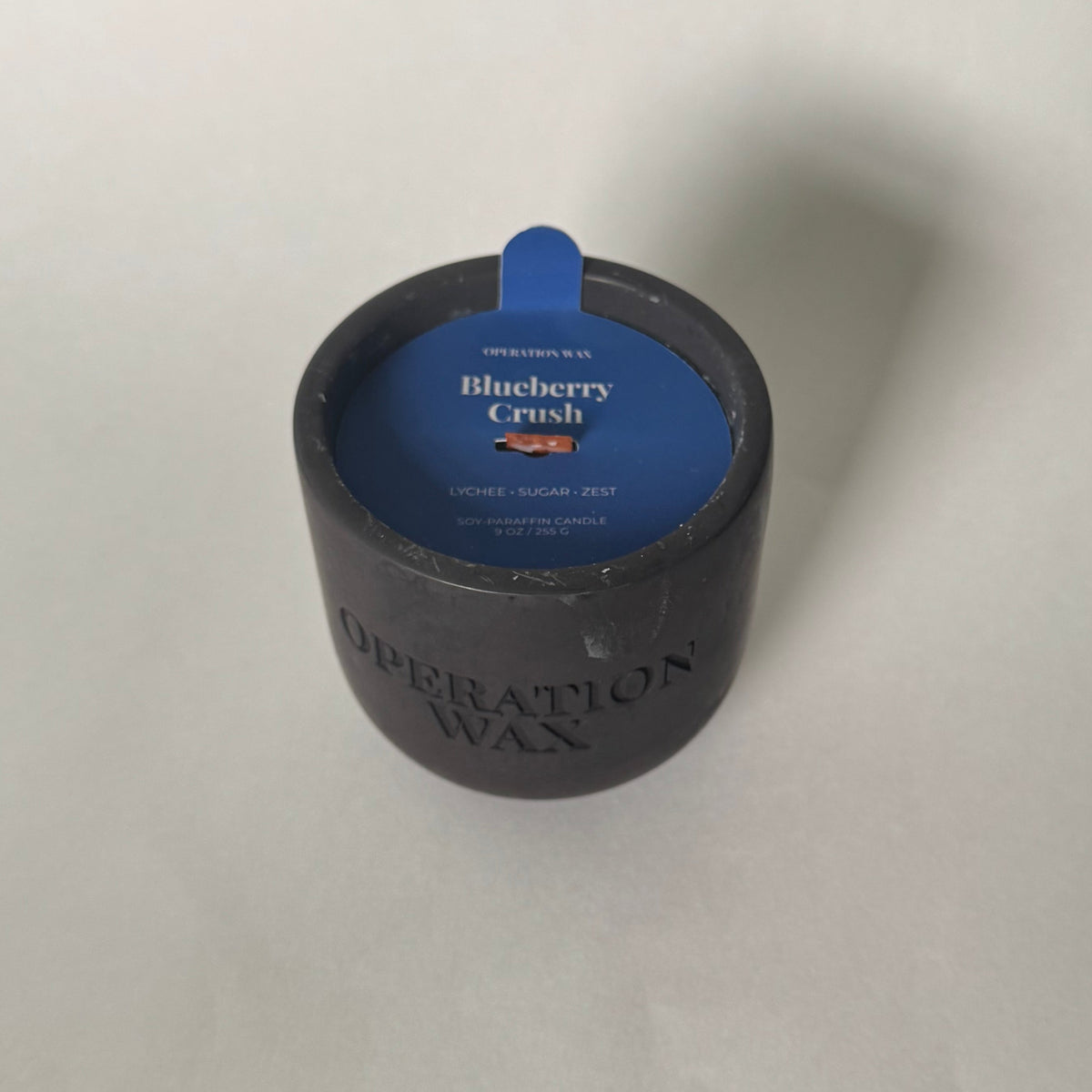 Blueberry Crush Wood Wick Candle - Discontinued