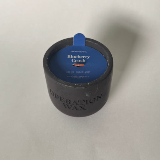 Blueberry Crush Wood Wick Candle - Discontinued