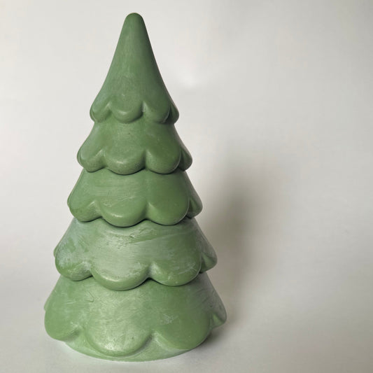 Stacking Christmas tree candle trio - Discontinued Scents