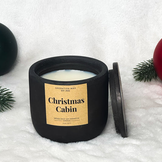 Christmas Cabin Candle