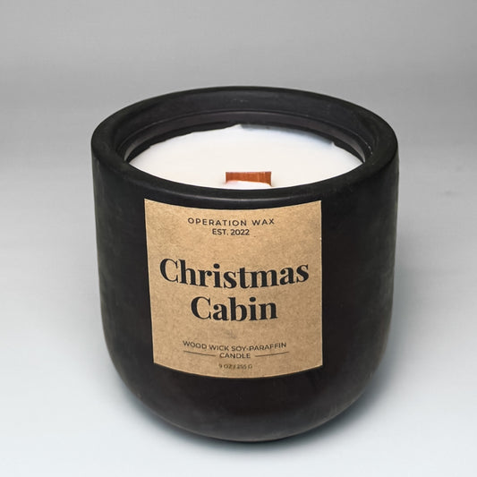 Christmas Cabin Candle
