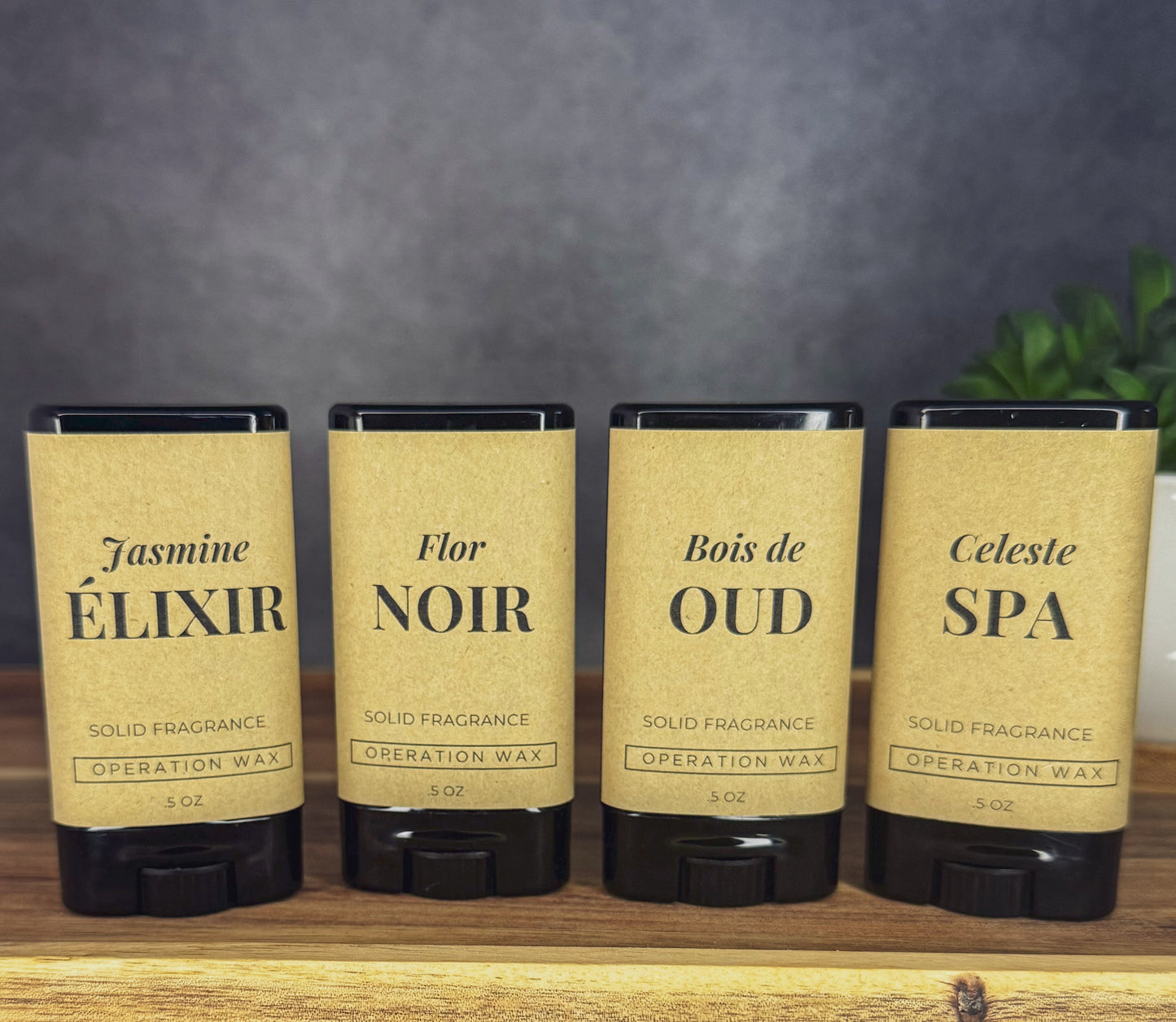 Solid Fragrance Sampler - 4 Luxurious Scents