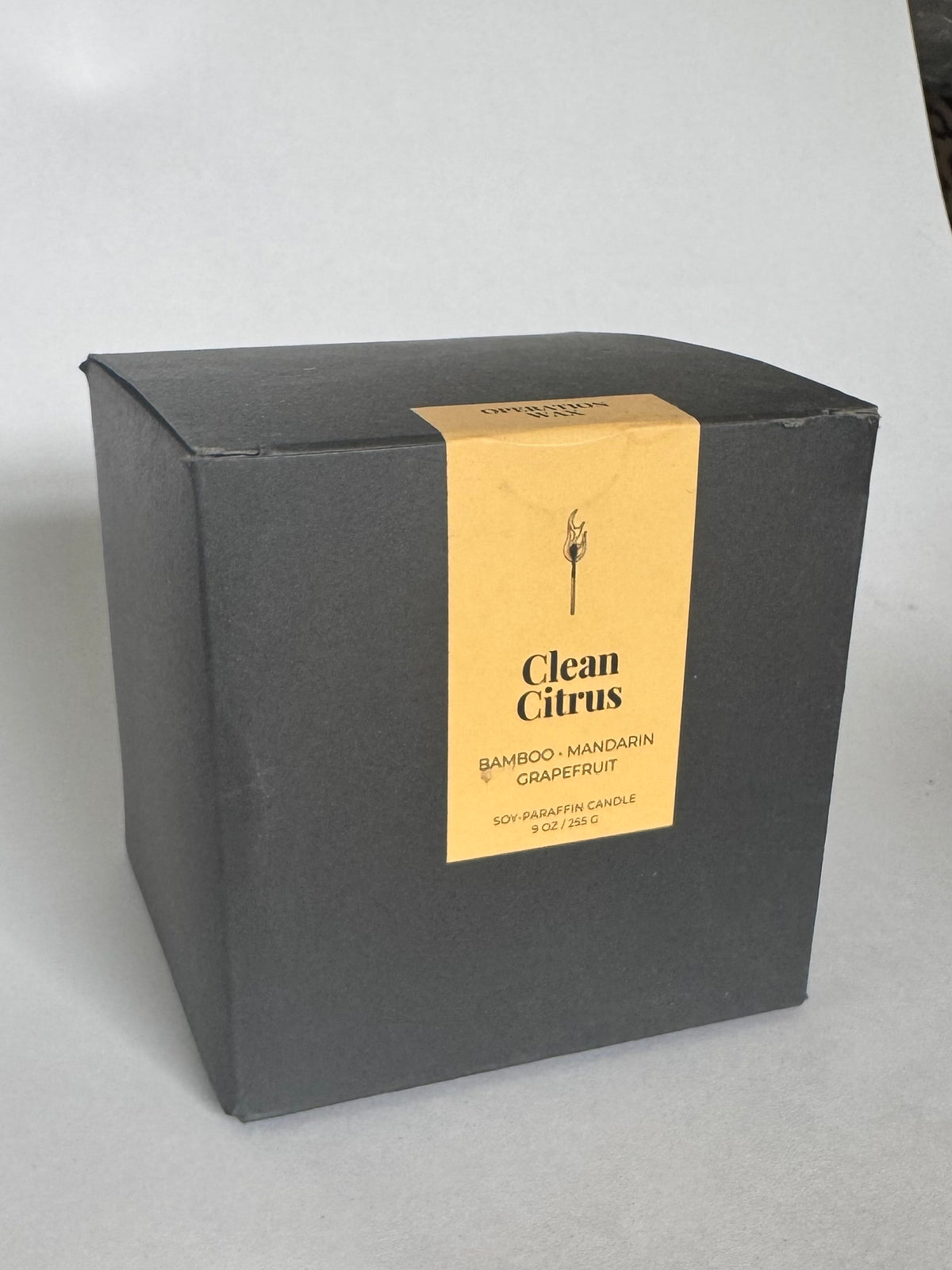 Clean citrus regular and wood wick - Discontinued Box
