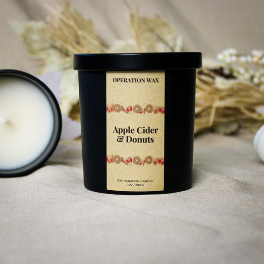 Apple Cider & Donuts - Cotton Wick Candle