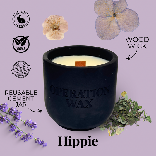 Hippie Scented 9 oz Candle