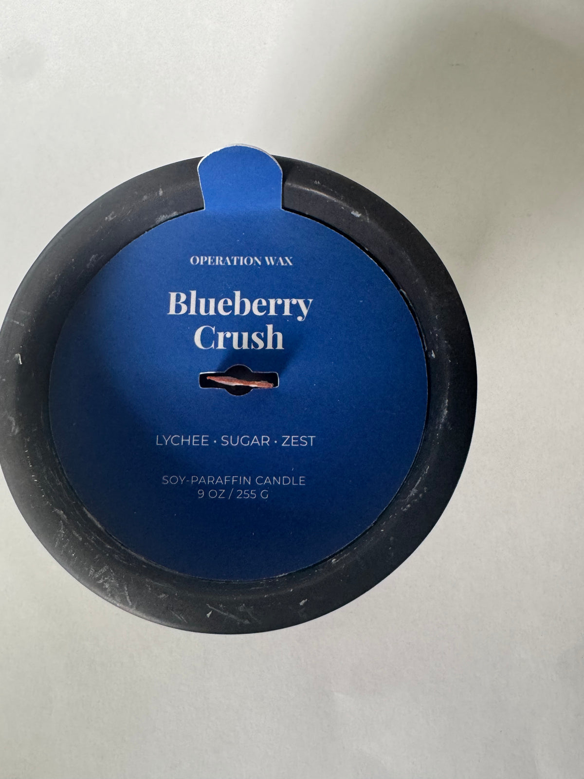 Blueberry Crush Wood Wick Candle - Discontinued