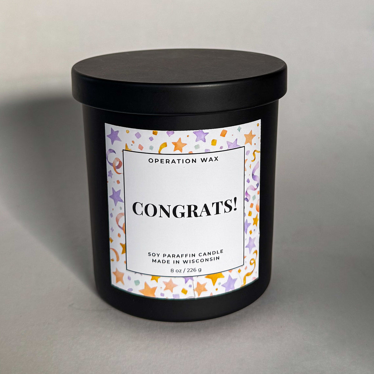 Congratulations Candle