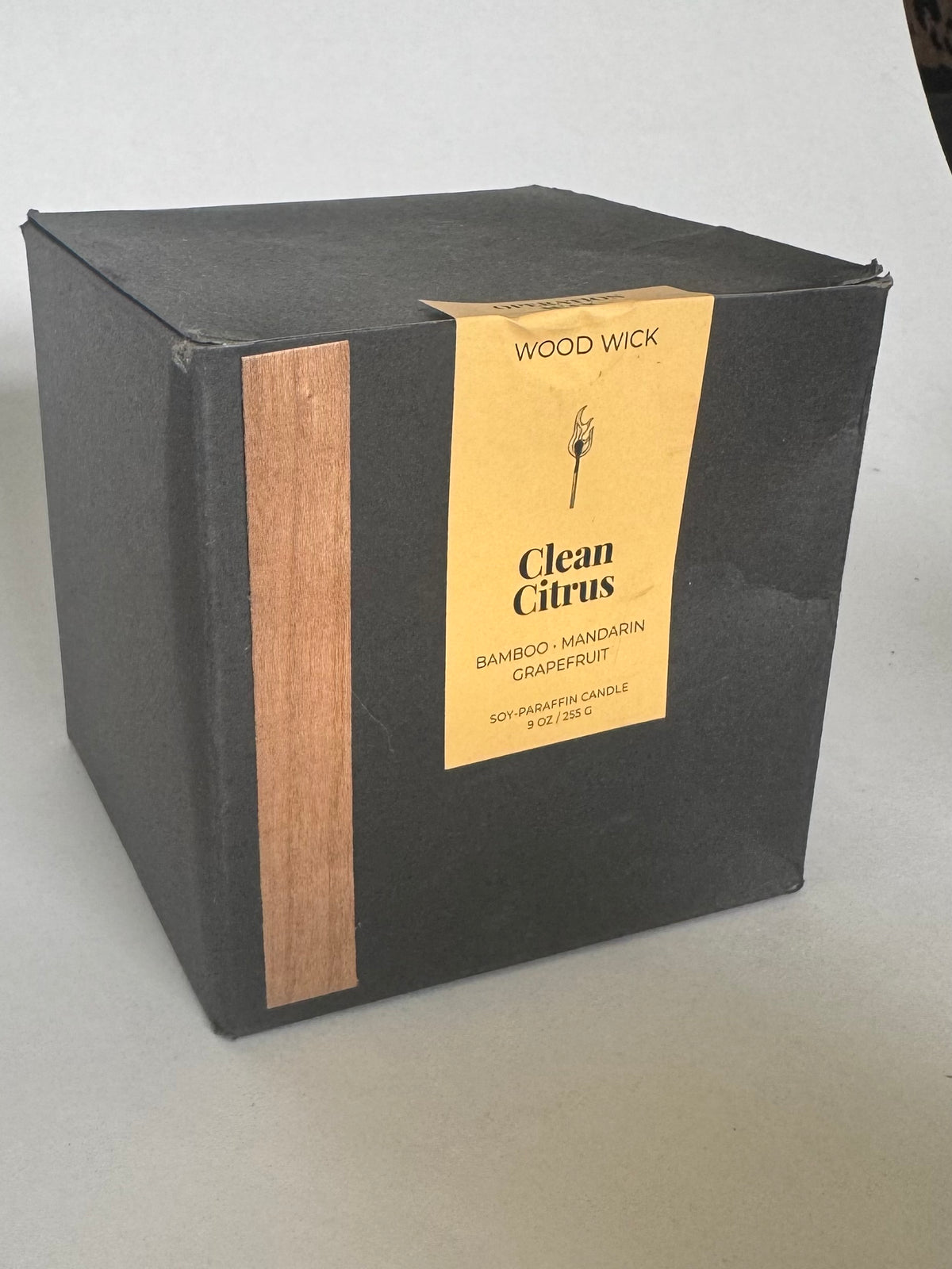 Clean citrus regular and wood wick - Discontinued Box