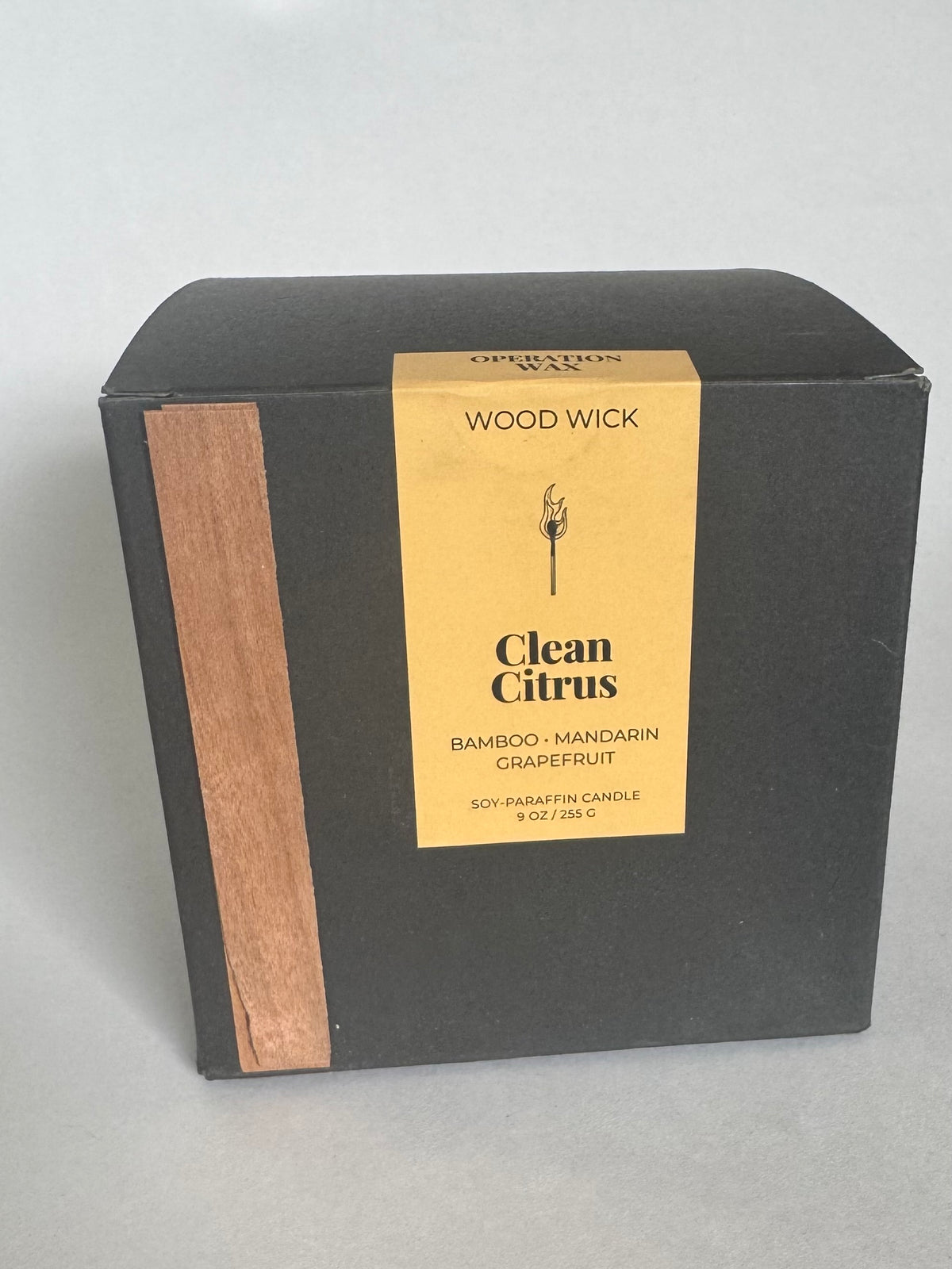 Clean citrus regular and wood wick - Discontinued Box