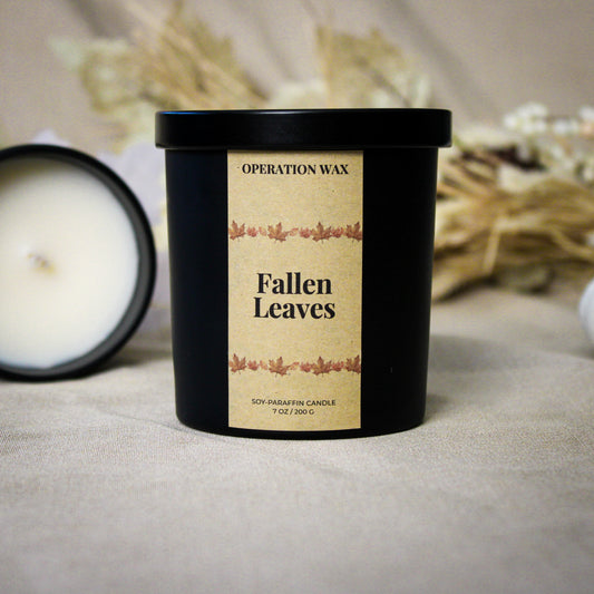 Fallen Leaves - Cotton Wick Candle