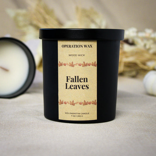 Fallen Leaves - Wood Wick Candle
