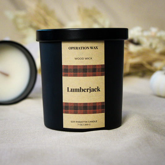 Lumberjack - Wood Wick Candle