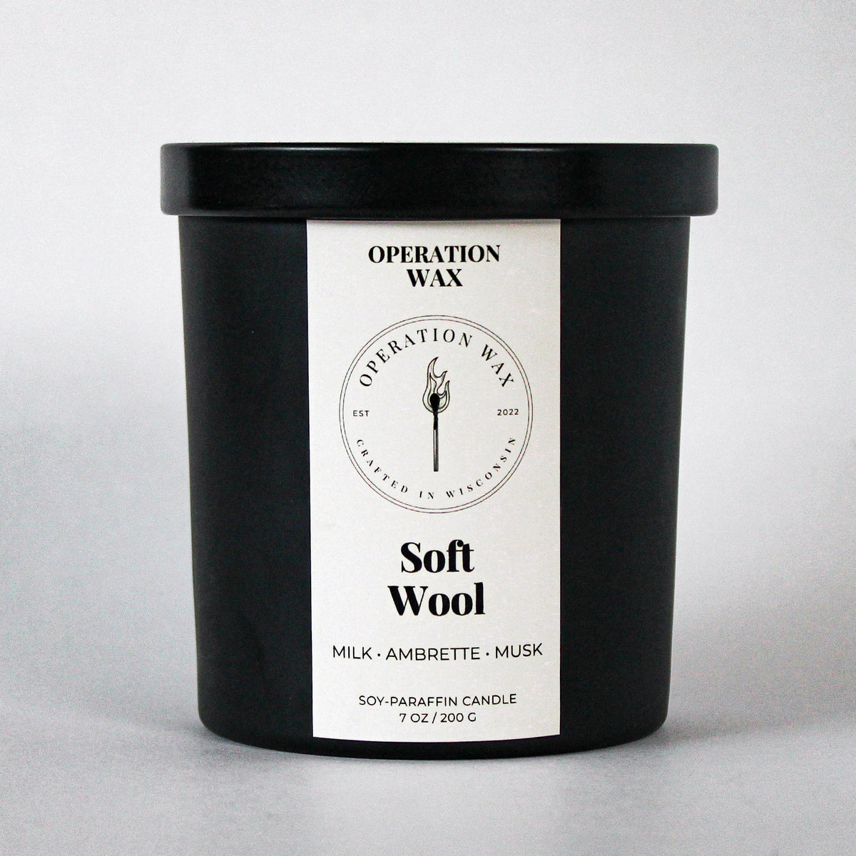 Soft Wool Cotton Wick Scented Candle