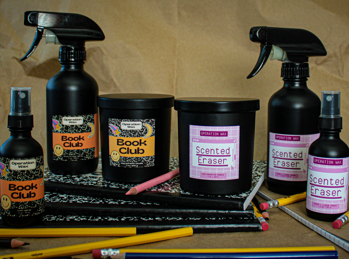 Scented Eraser Room + Linen Spray