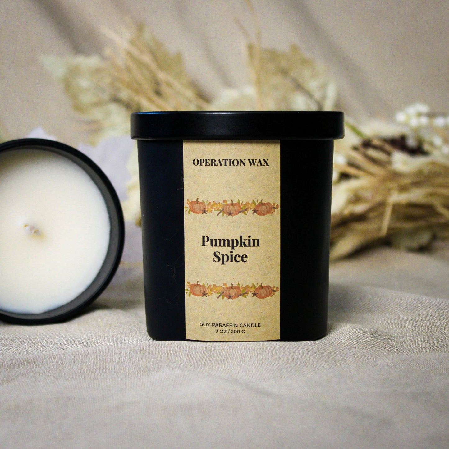 Pumpkin Spice - Cotton Wick Candle