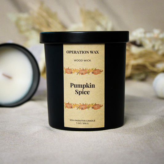 Pumpkin Spice - Wood Wick Candle
