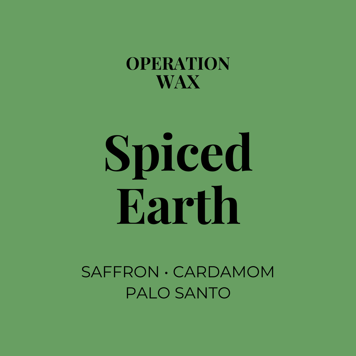 Spiced Earth Wood Wick Scented Candle