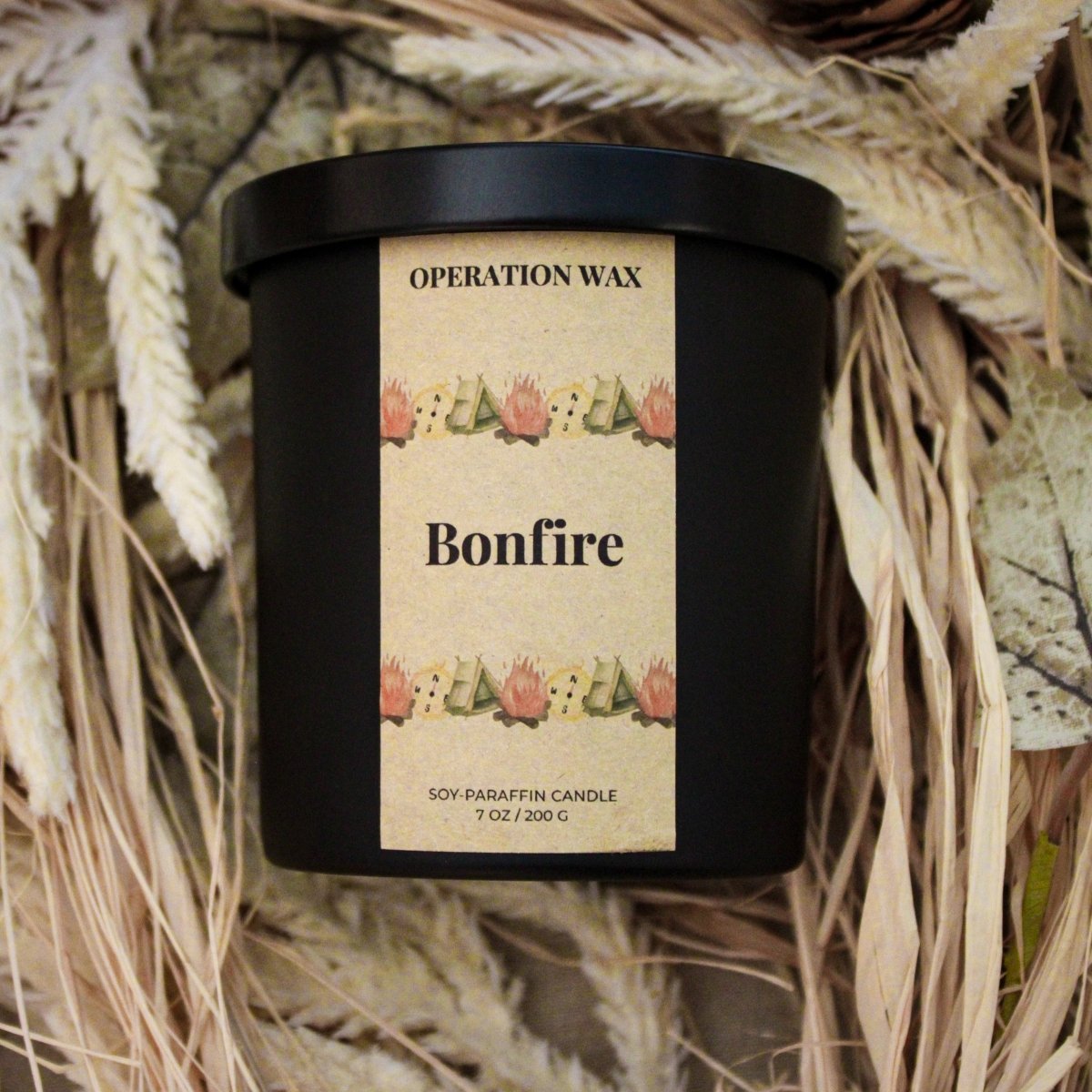Bonfire - Cotton Wick Candle - Operation Wax