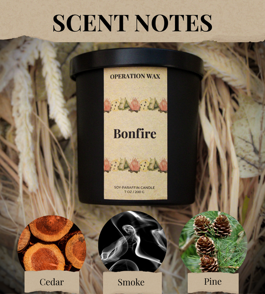 Bonfire - Cotton Wick Candle