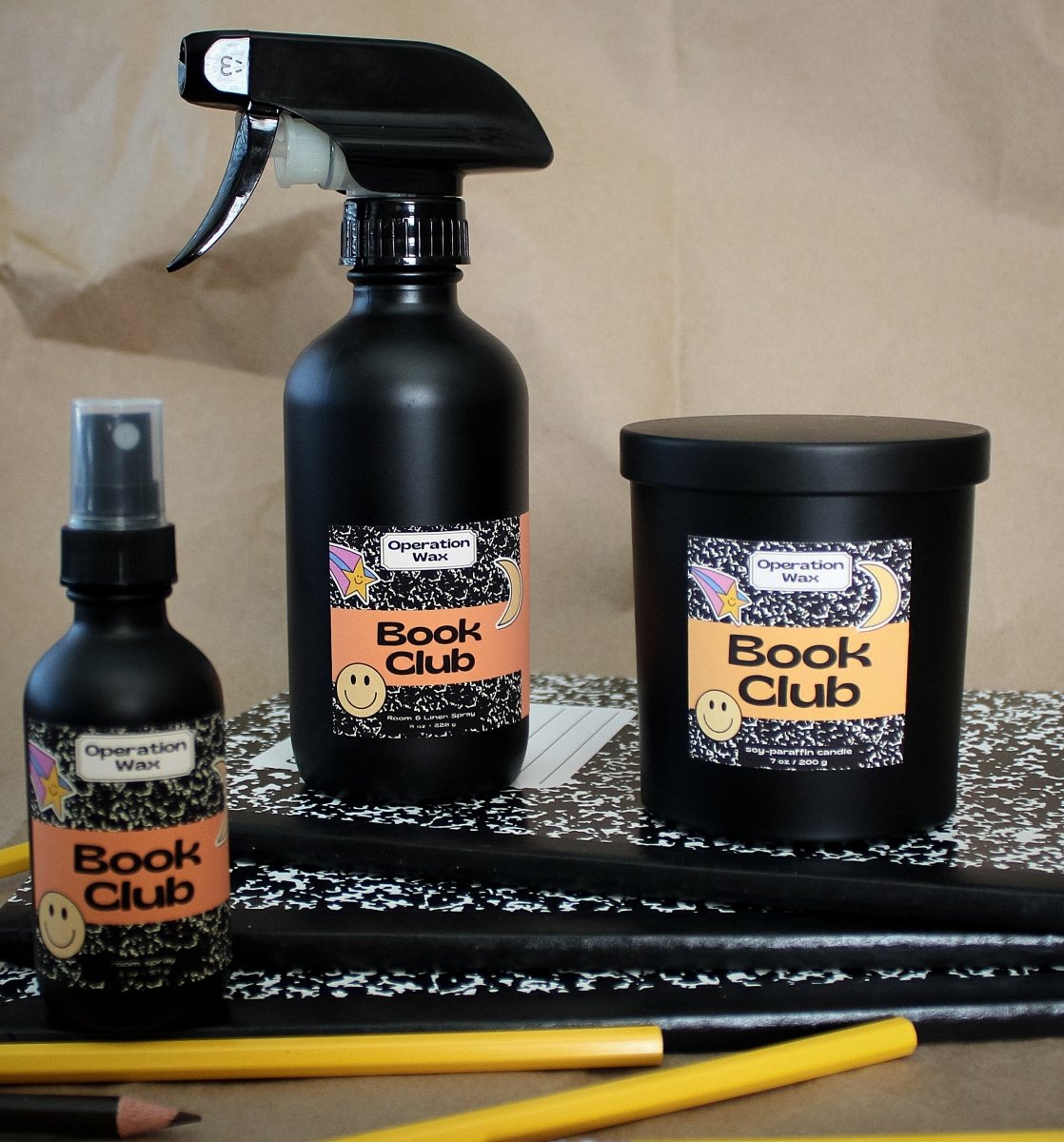 Book Club Room + Linen Spray - Operation Wax