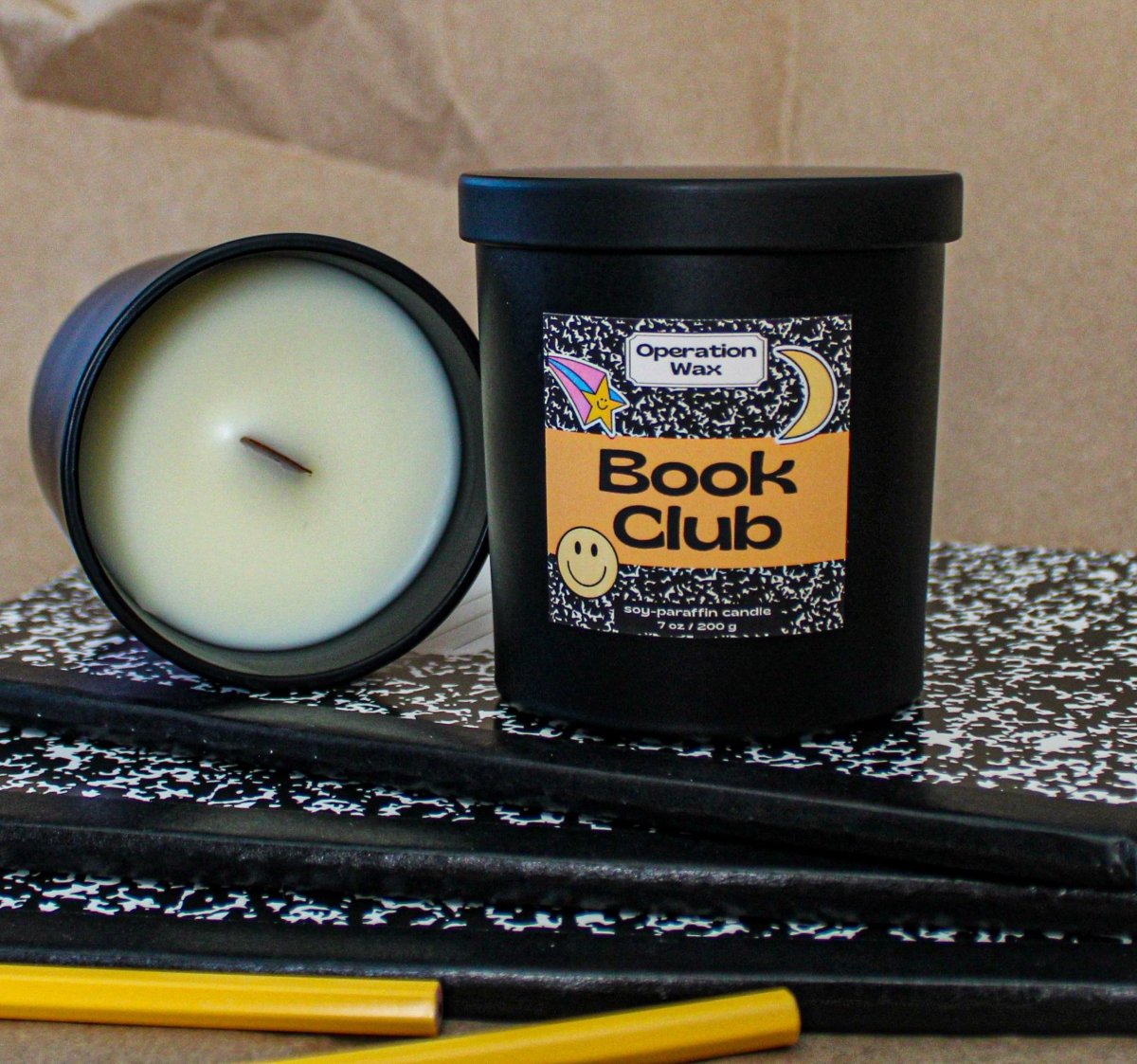 Book Club - Wood Wick Candle - Operation Wax