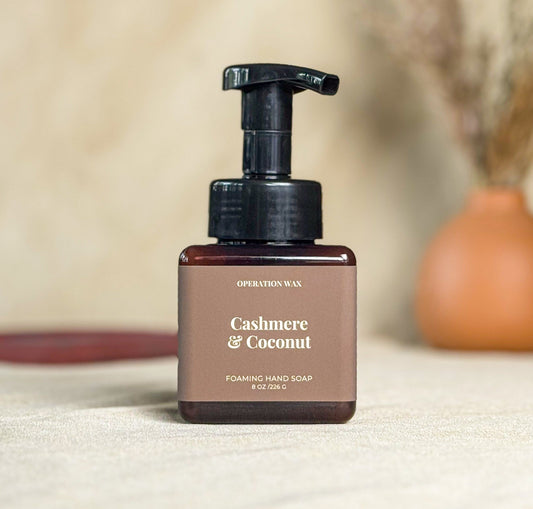 Cashmere & Coconut Foaming Hand Soap - Operation WaxOperation Wax