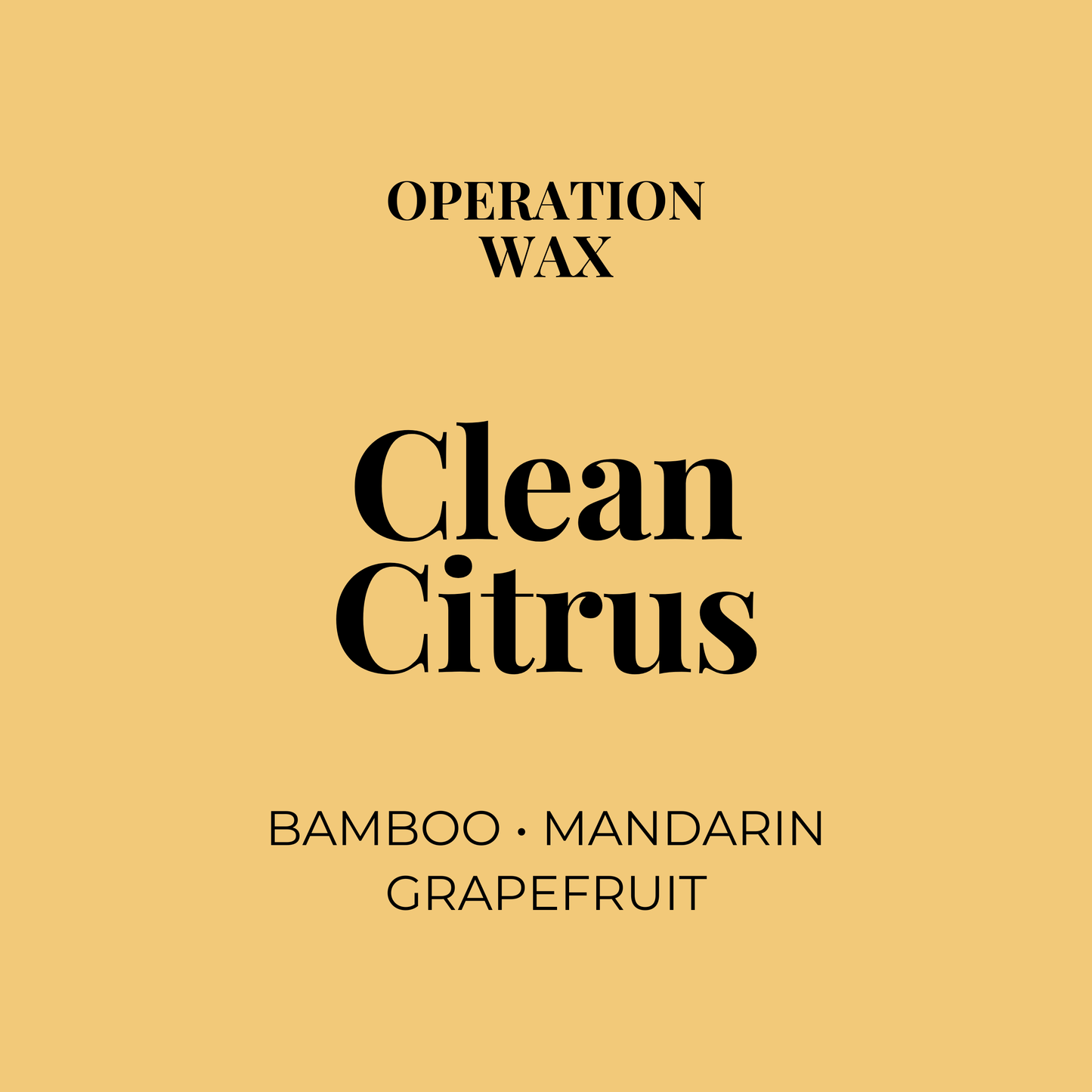 Clean Citrus Hand Soap - Operation WaxOperation Wax