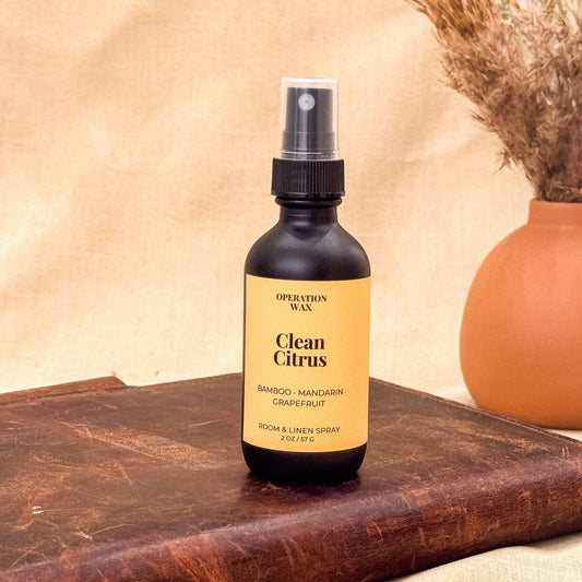 Clean Citrus Room + Linen Spray - Operation Wax