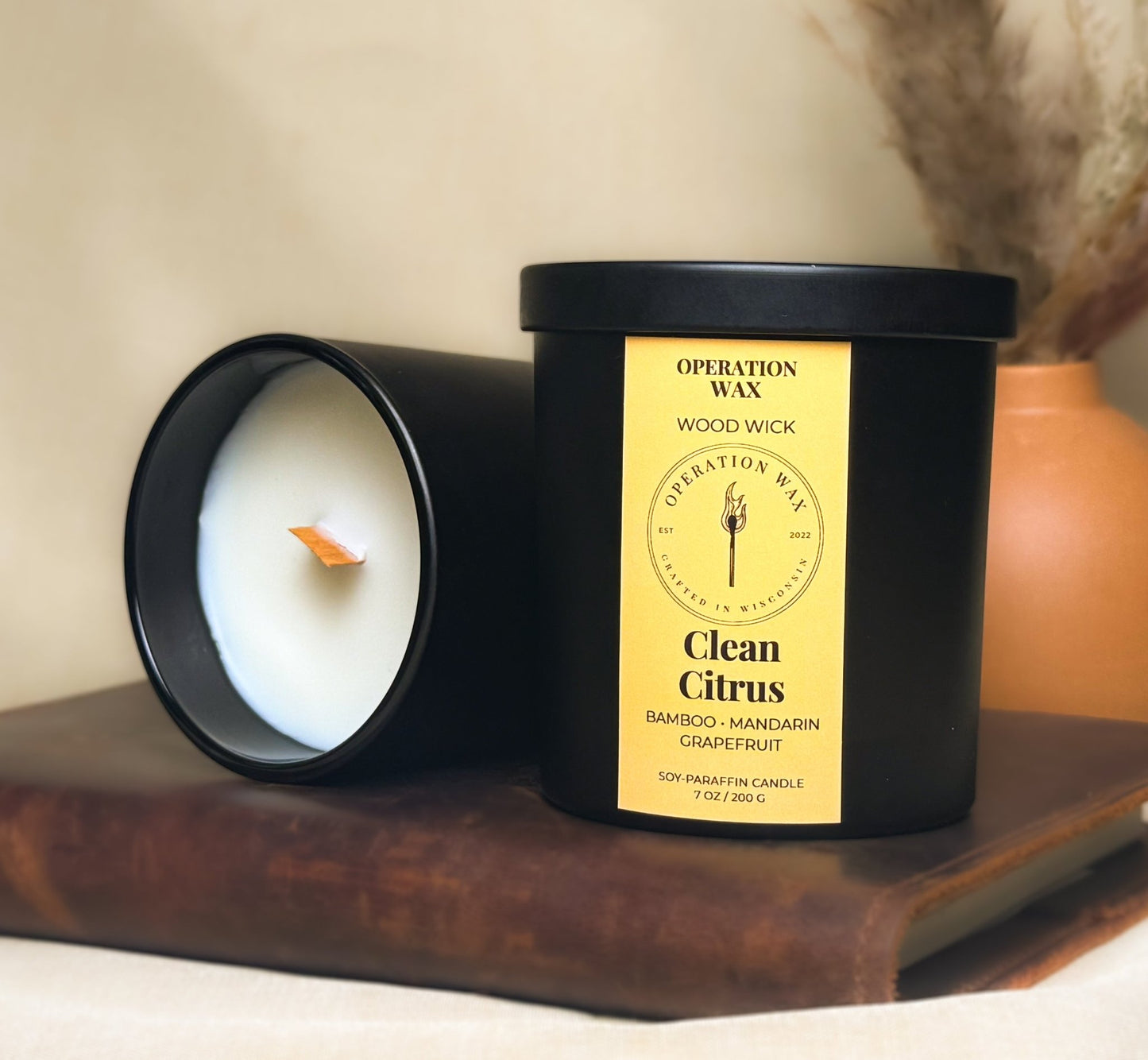 Clean Citrus Scented Candle - Operation WaxOperation Wax