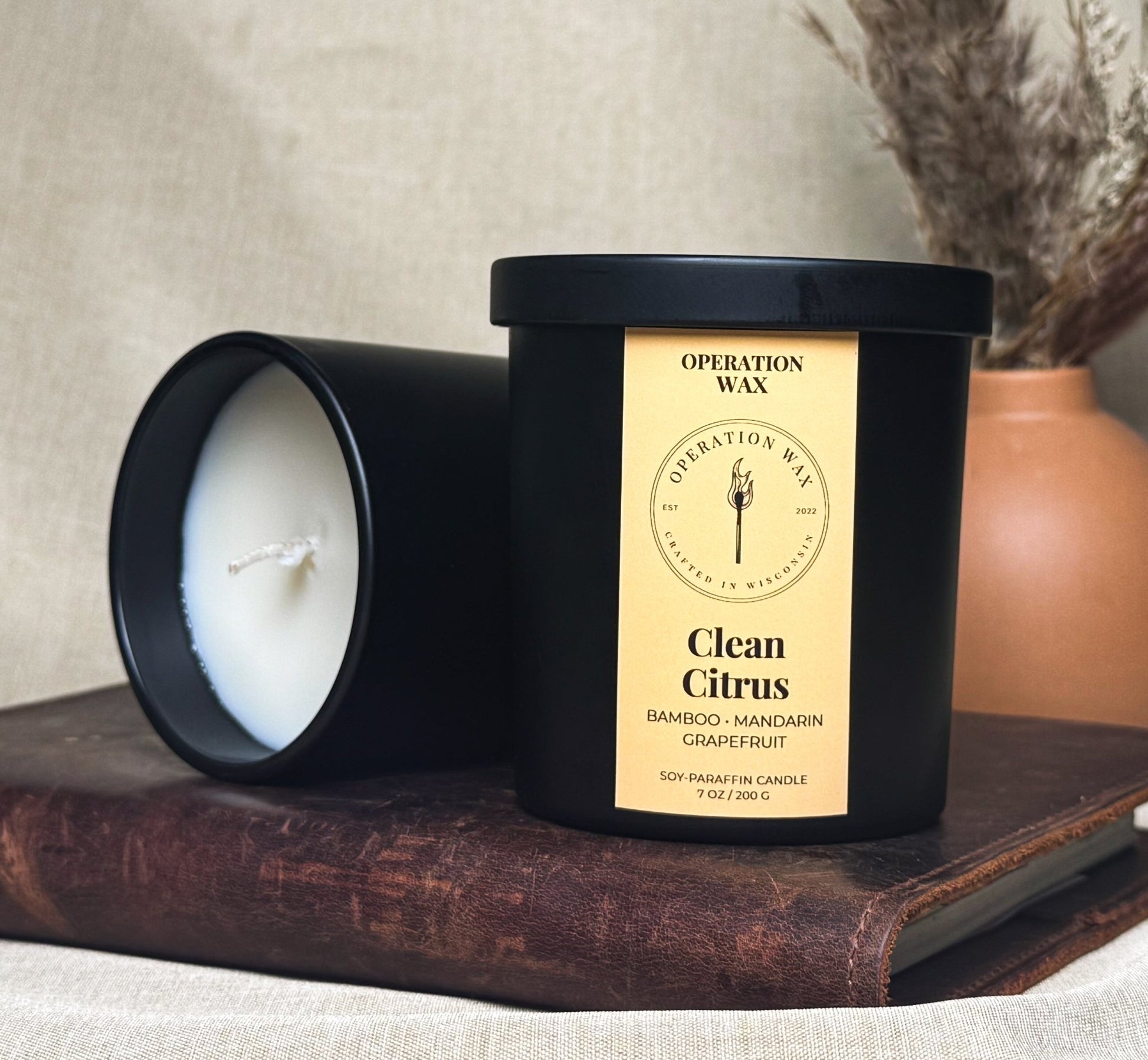 Clean Citrus Scented Candle - Operation WaxOperation Wax