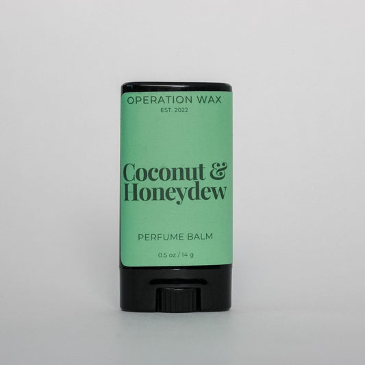 Coconut & Honeydew Perfume Balm - Operation Wax