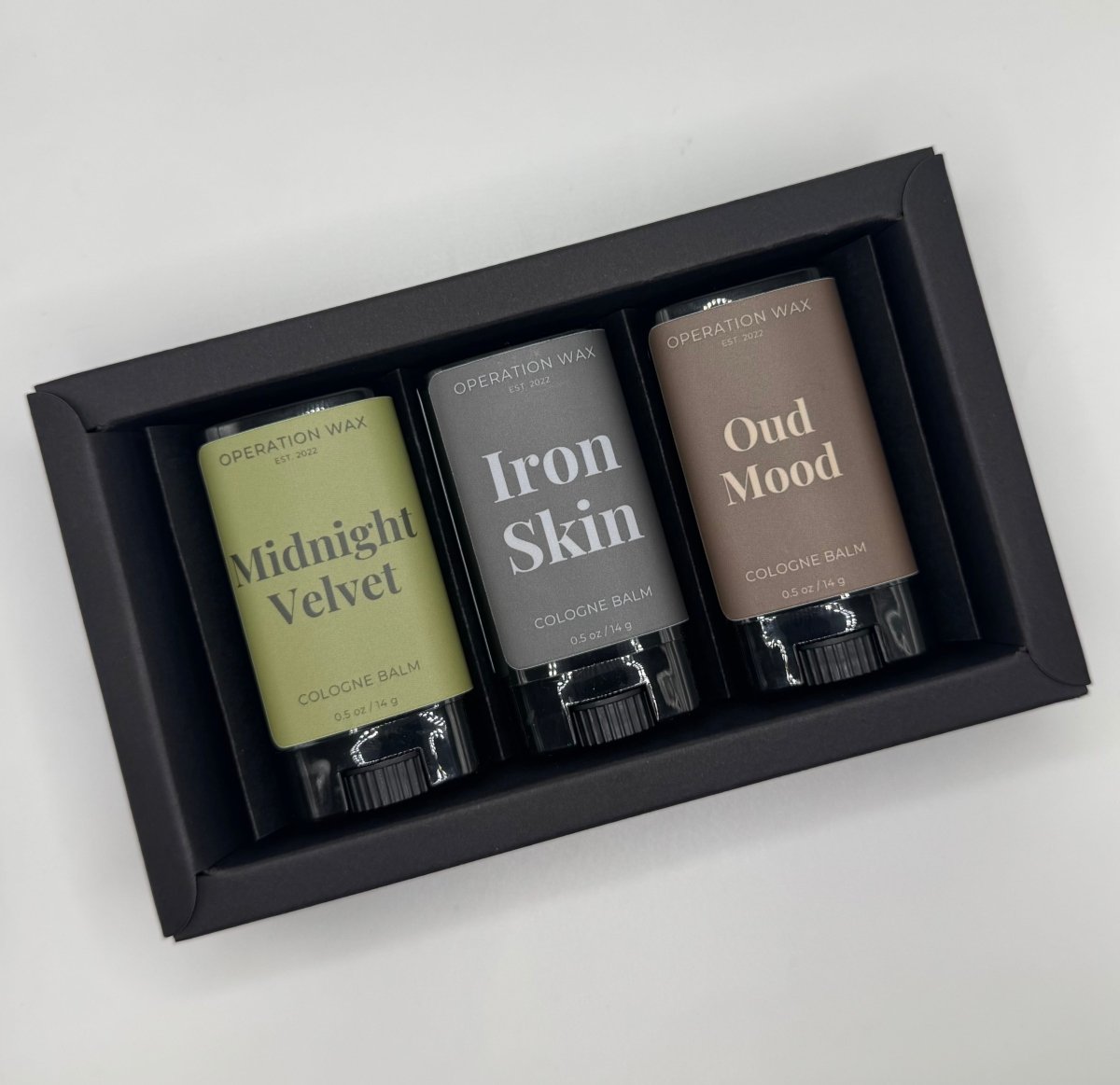 Cologne Balm Gift Set (Set of 3 · 0.5 oz) - Operation Wax
