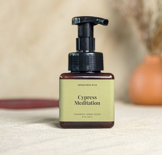 Cypress Meditation Foaming Hand Soap - Operation Wax