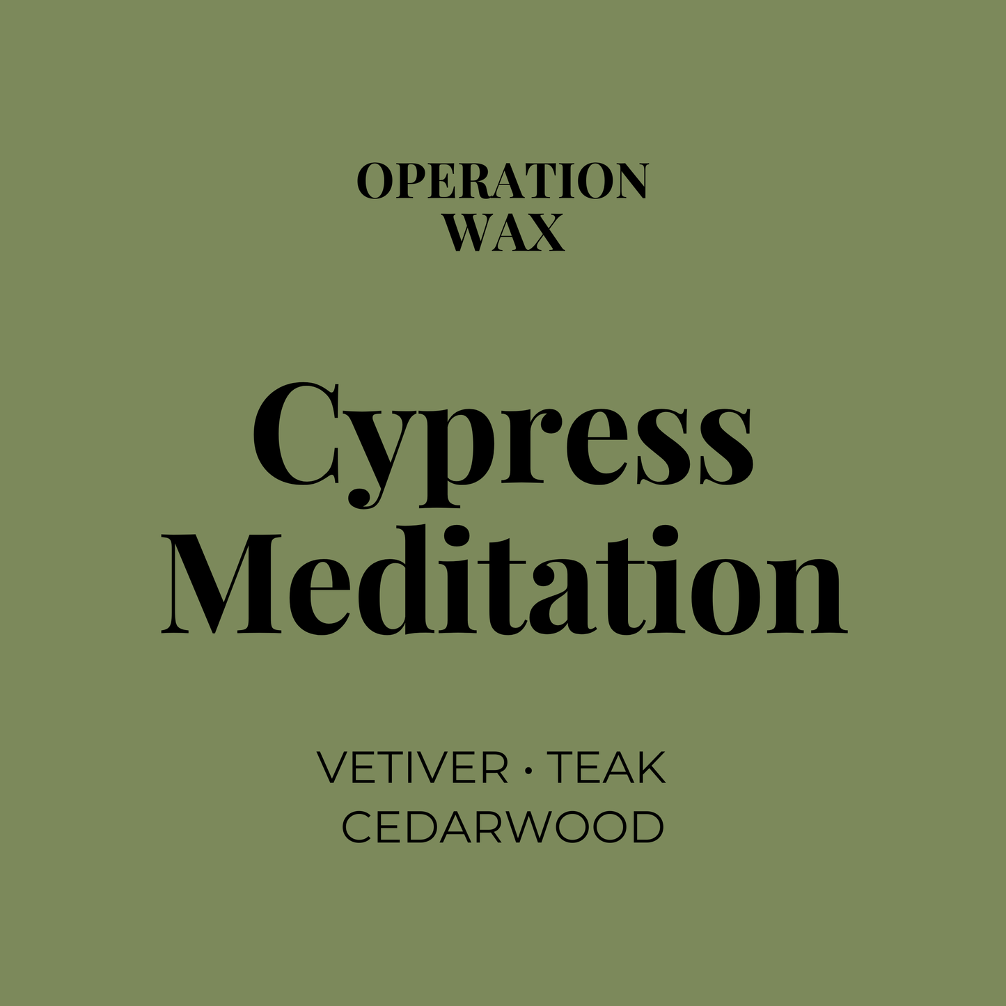 Cypress Meditation Hand Soap - Operation WaxOperation Wax