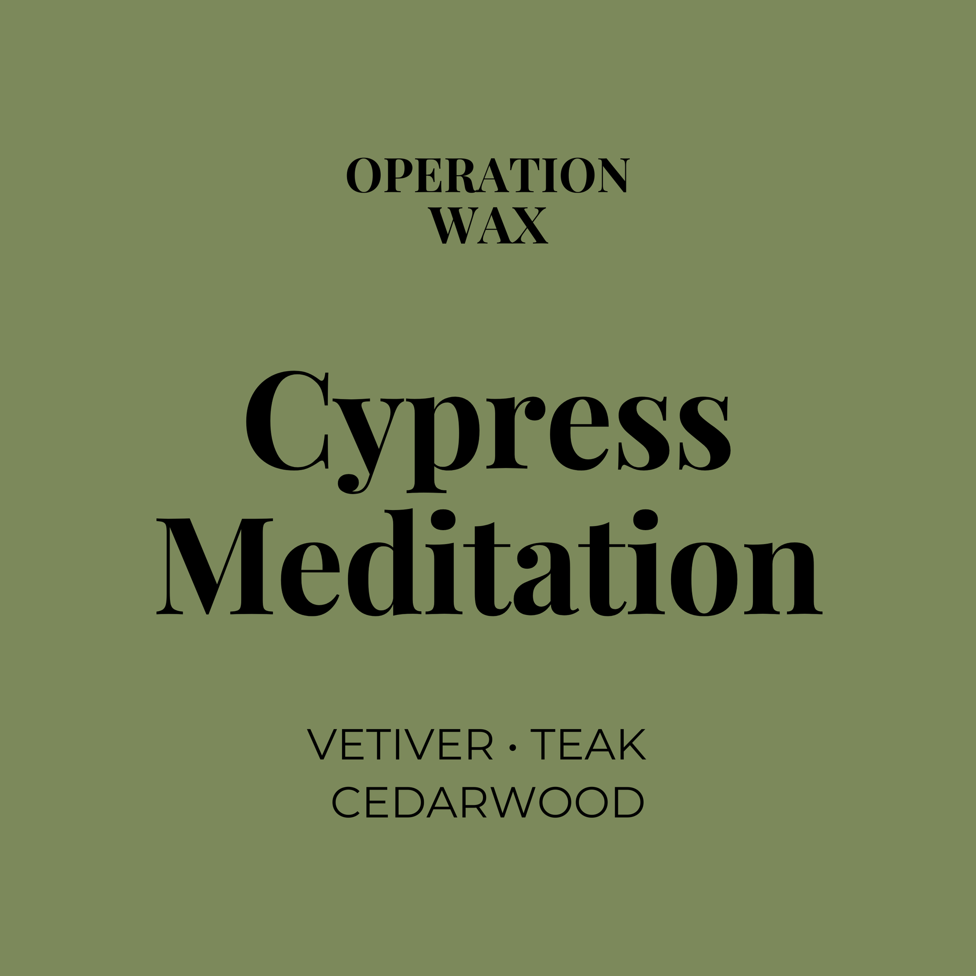 Cypress Meditation Hand Soap - Operation WaxOperation Wax
