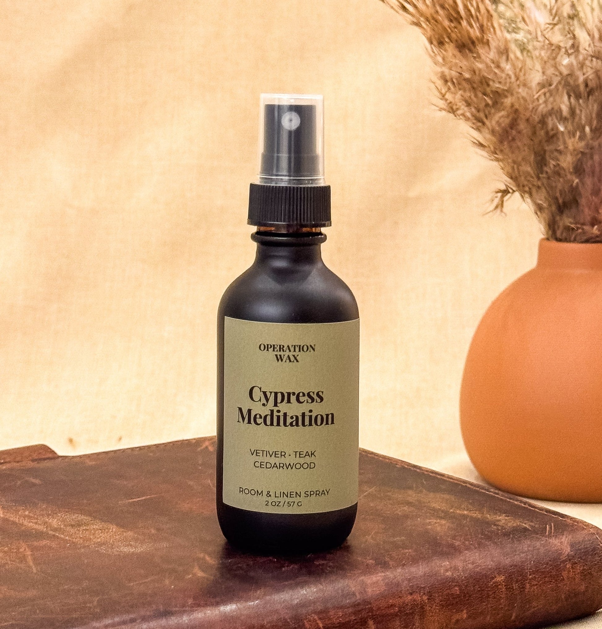 Cypress Meditation Room + Linen Spray - Operation Wax
