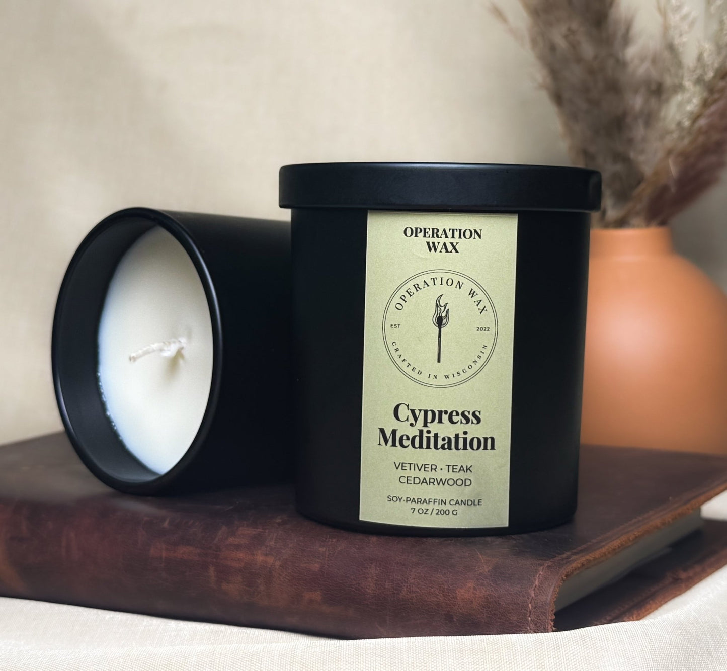 Cypress Meditation Scented Candle - Operation WaxOperation Wax