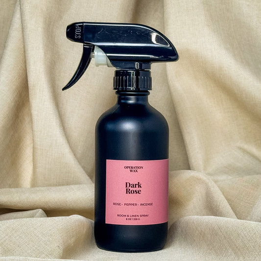Dark Rose Room + Linen Spray - Operation Wax