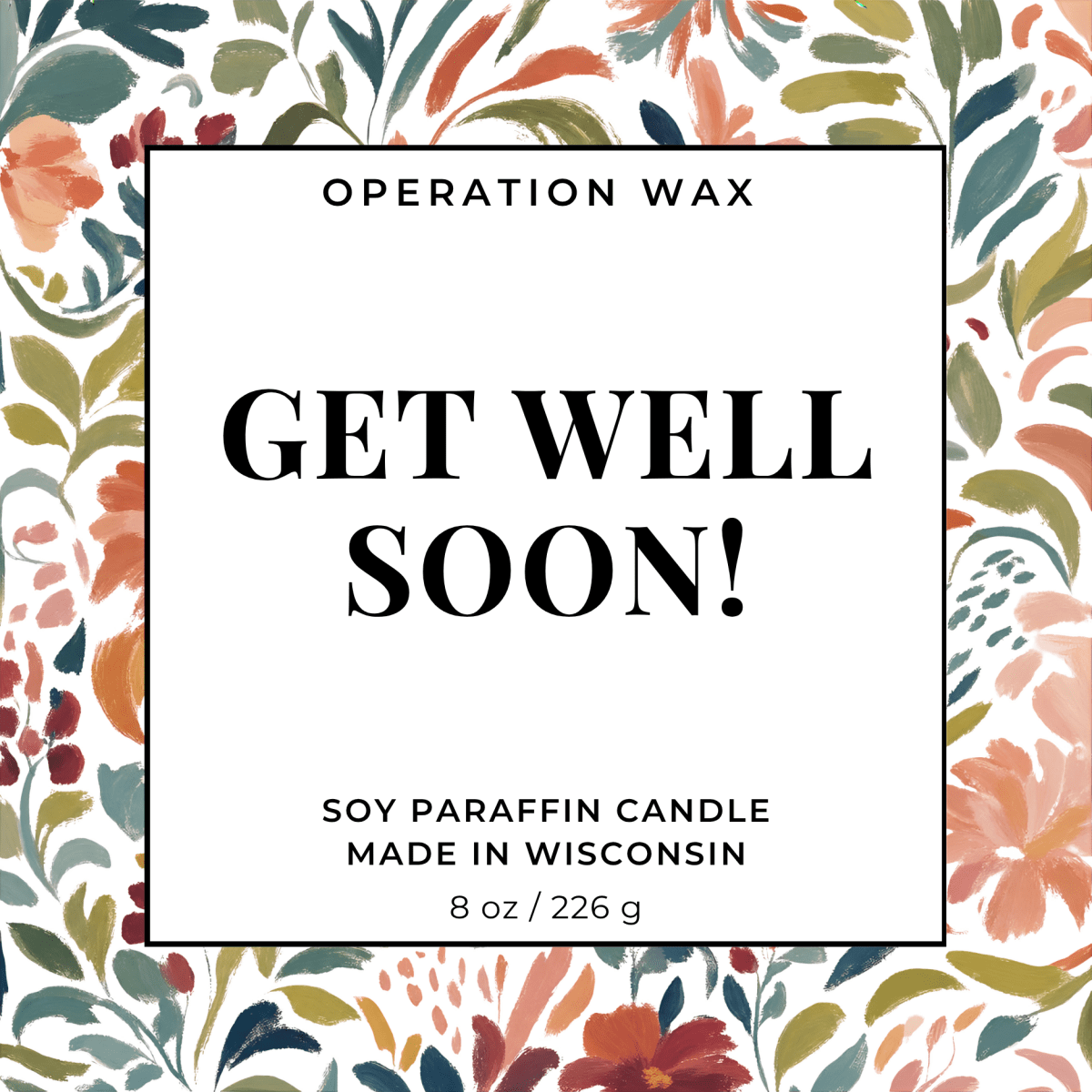 Get Well Soon Candle - Operation Wax