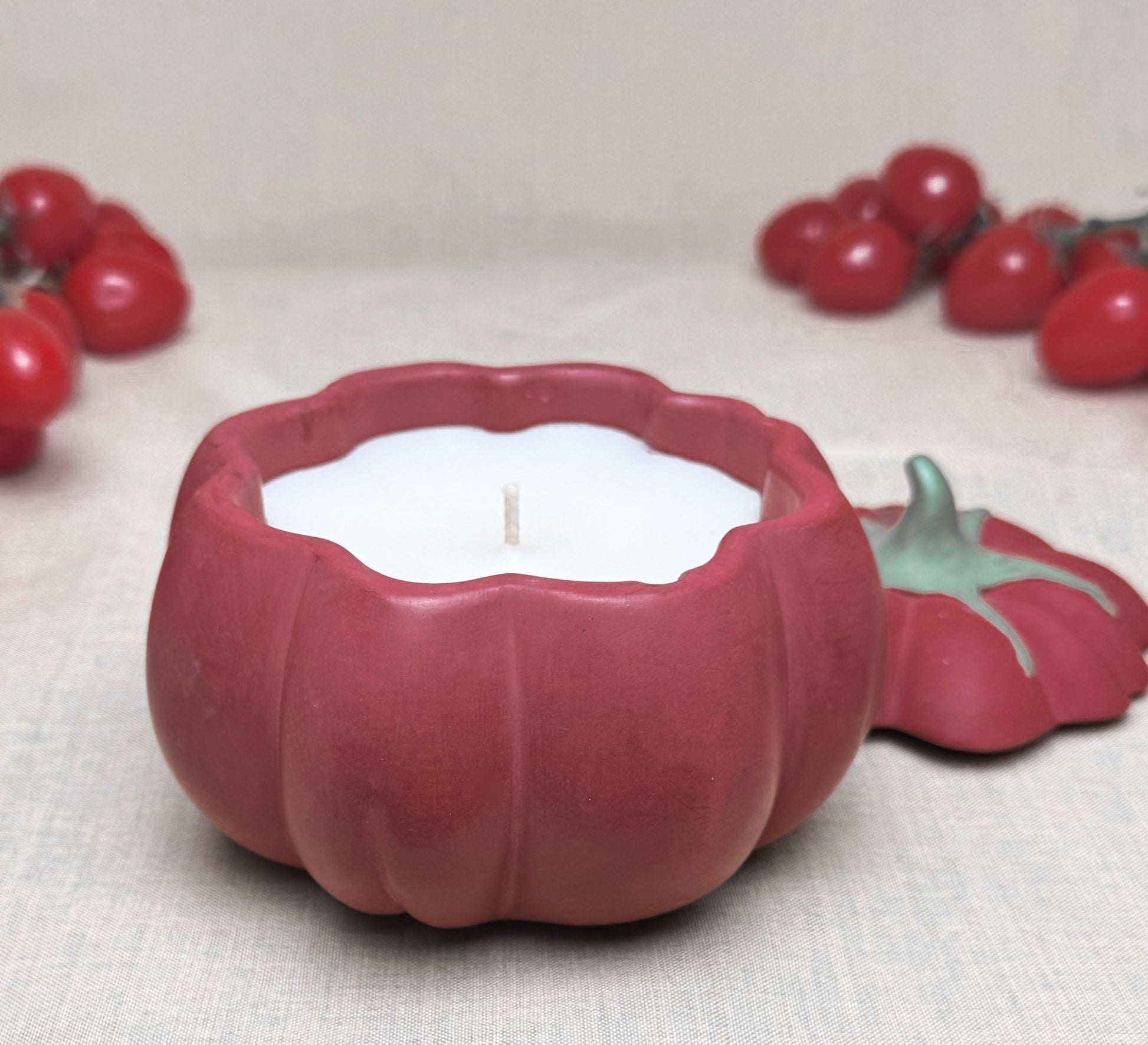 Giant Red Tomato Scented Candle - Operation Wax - Operation Wax