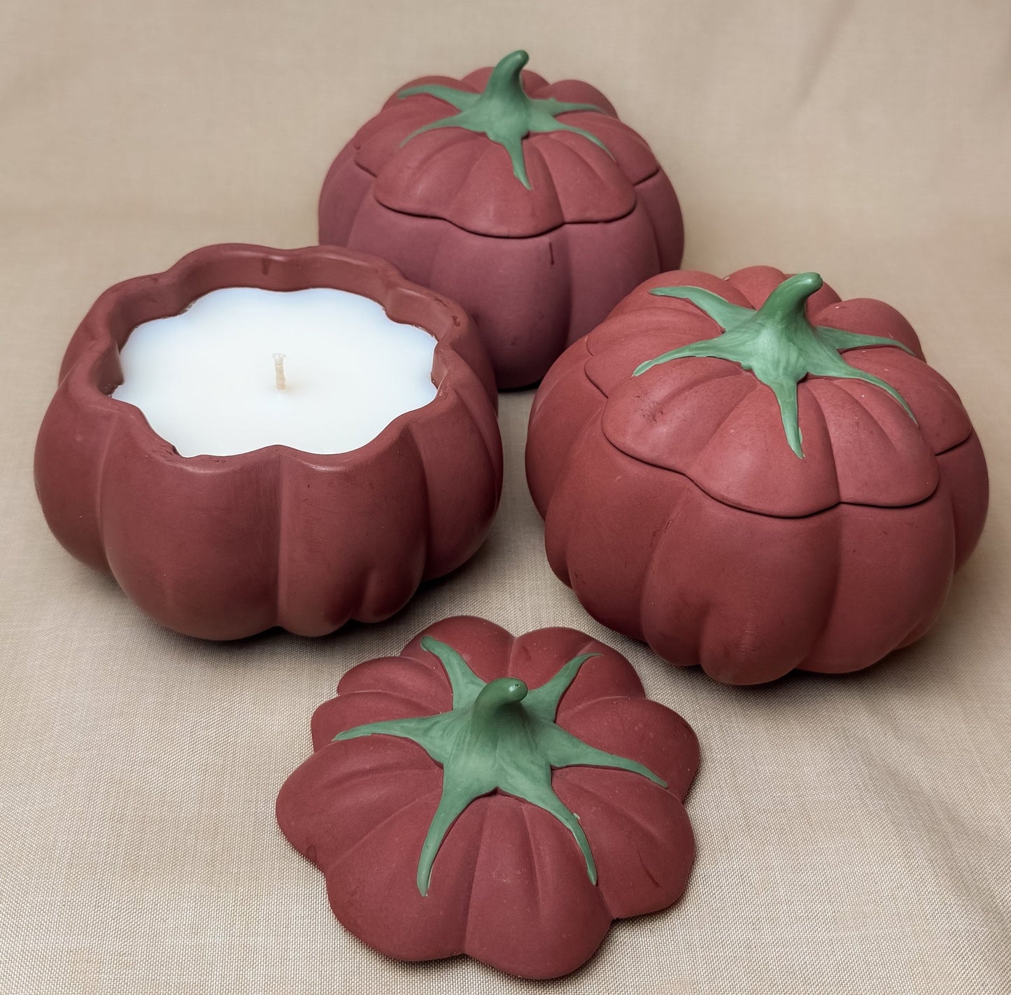 Giant Tomato Scented Candles - Operation Wax
