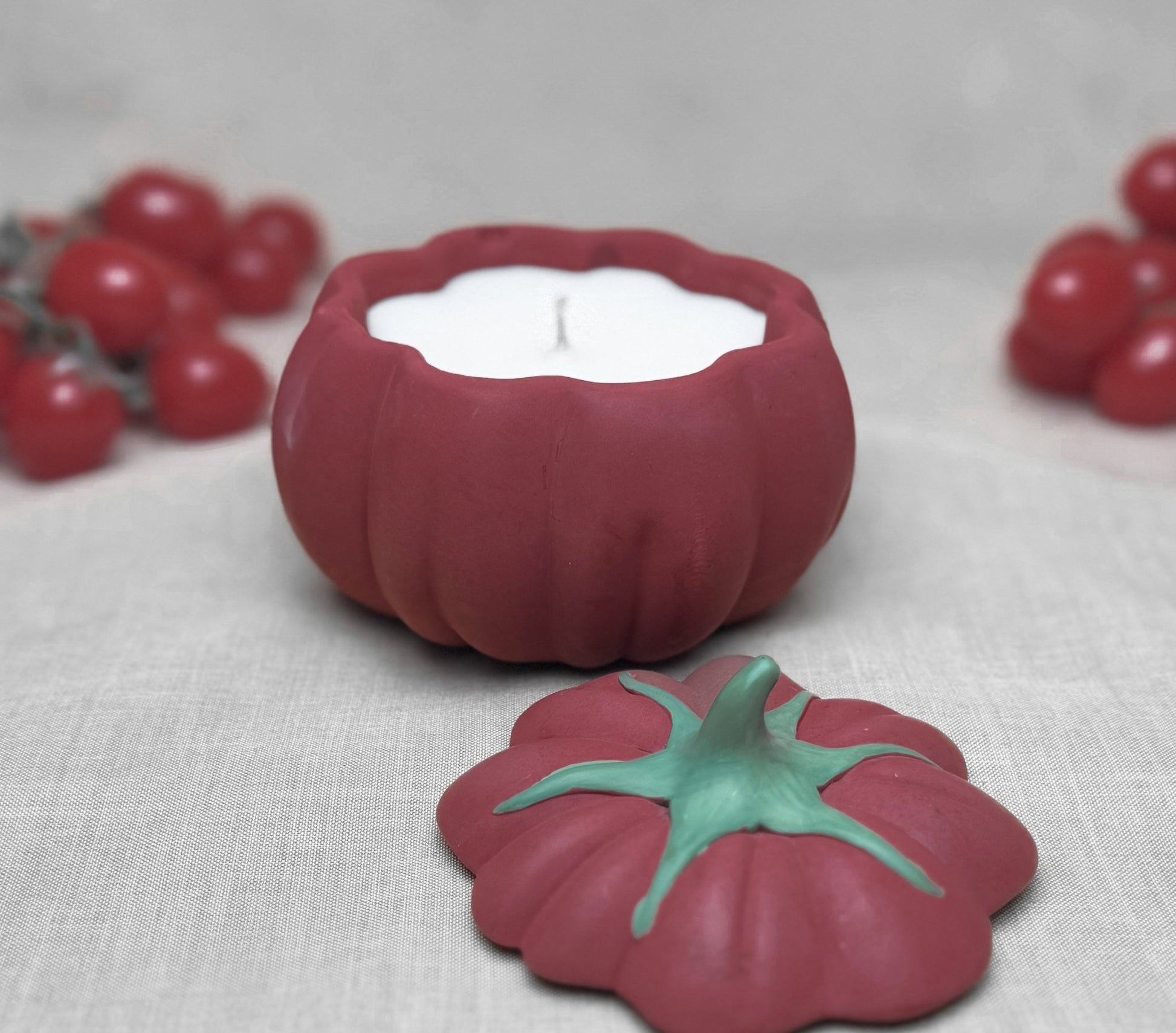 Giant Red Tomato Scented Candle - Operation Wax - Operation Wax
